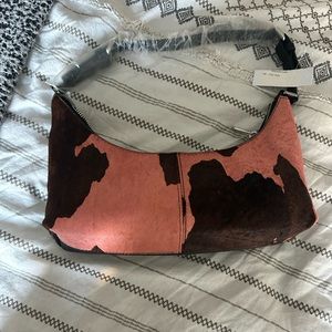 ASOS Calf Hair Animal Print Bag